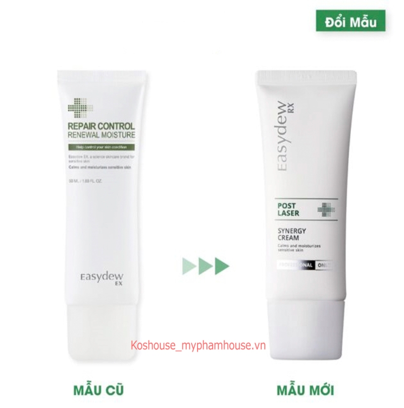 Easydew Post Laser Synergy Cream_ Kem siêu dưỡng ẩm cho da khô nhạy cảm sau lazer